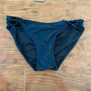 Apollo Black Scrunch Back Swimwear Bikini Bottoms